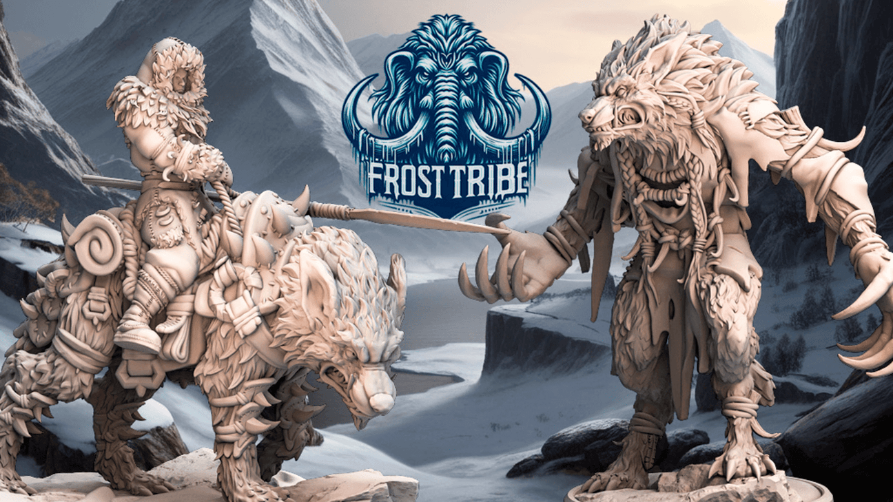 Frost-Tribe-Miniaturen-32mm-Selbstmalen-Monolith-Arts