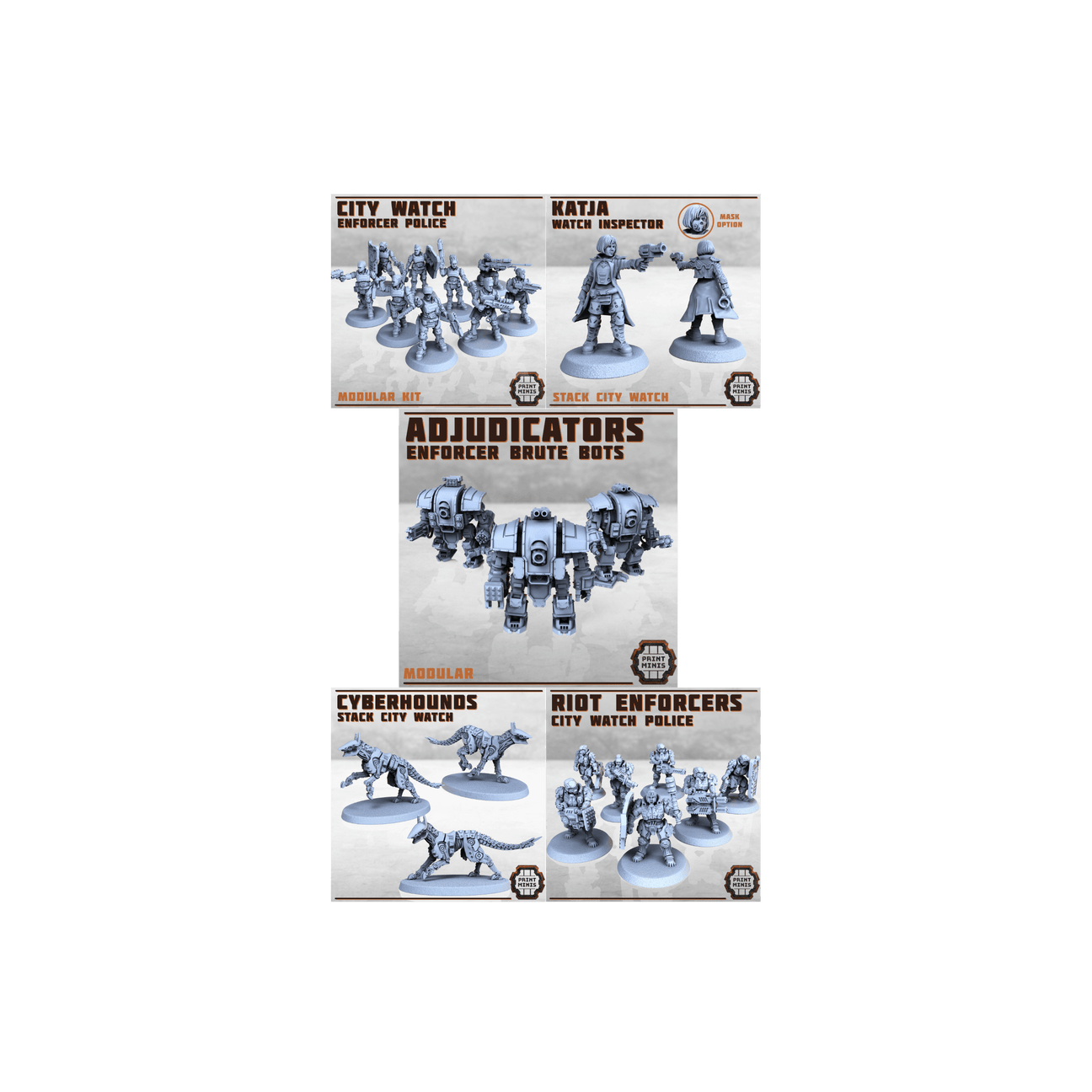 City Watch enforcers Tabletop Miniaturen