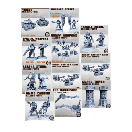 Kaledon Fortis Army - Miniaturen