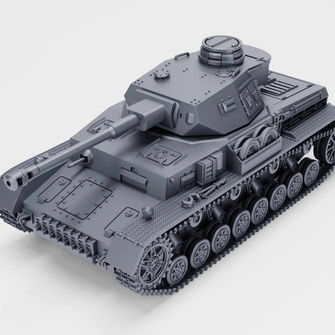 Modell eines Panzer IV Ausf. G mit 7,5 cm Kanone, detailreich und realistisch, im Maßstab für Sammler.