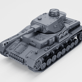 Modell eines Panzer IV Ausf. G mit 7,5 cm Kanone, detailreich und realistisch, im Maßstab für Sammler.