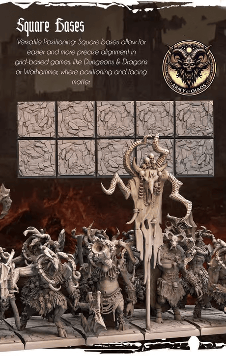 Hochdetaillierte Tabletop Bases für Warhammer und DnD
