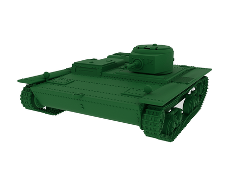 Soviet-T-38-light-tank-Modellbau-WWII