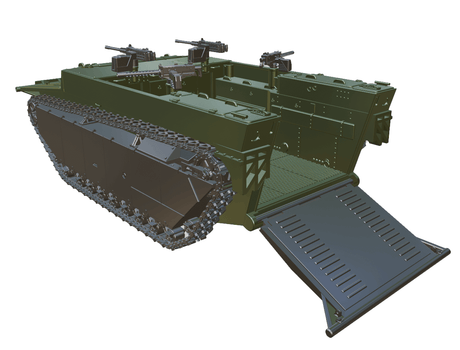 Amphibischer-LVT-4-Water-Buffalo-Modell-Normandie