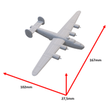 Detailgetreues B-24D Bomberflugzeug im Maßstab 1:200