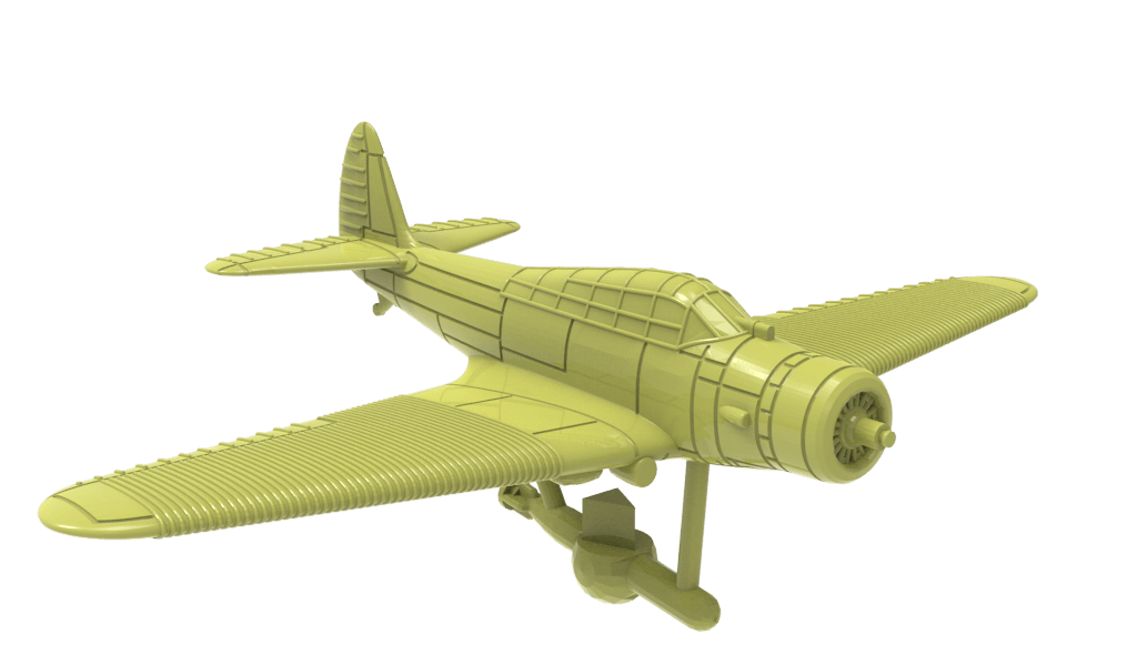 Douglas TBD Devastator Modellflugzeug für Tabletop-Spiele