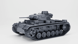 Panzer III Ausf. G Modell in Standard- und Winterketten-Varianten, detaillierte Ansicht der Seite.