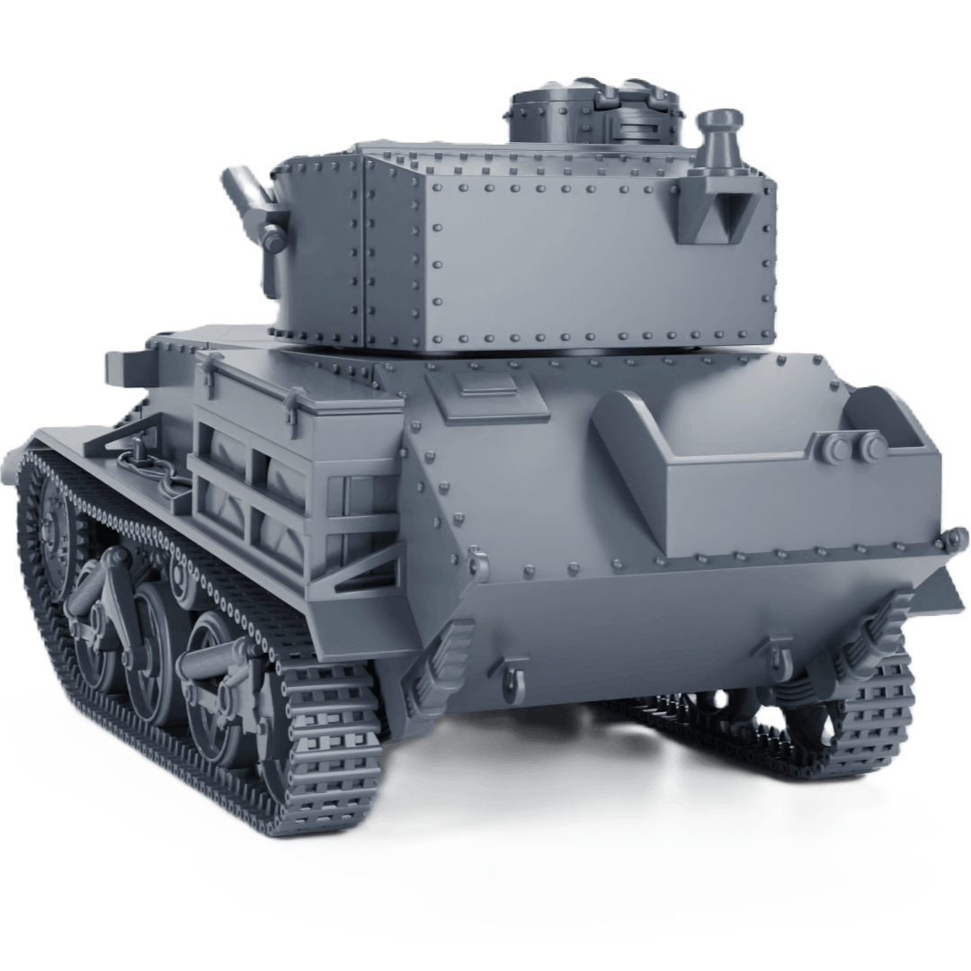 Historischer Vickers Light Tank Mk.VI für Tabletop-Spiele