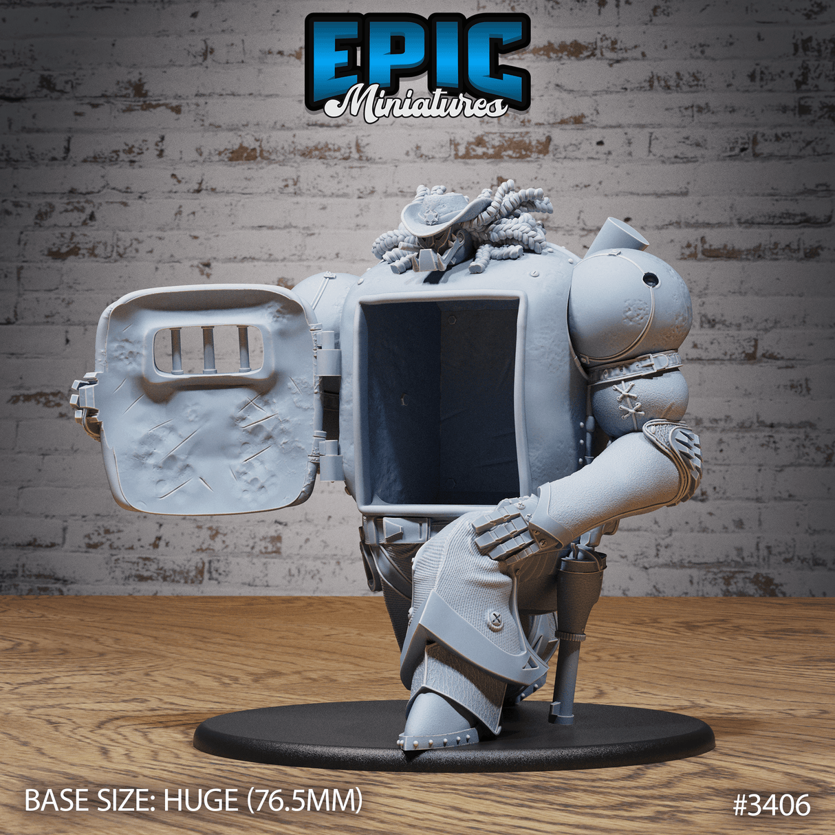 Jail Construct - Kniende Pose Miniatur