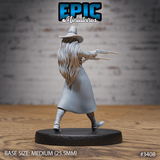 Detailreiche, schießende Sheriff Female Miniatur von Epic Miniatures in 6K Druck