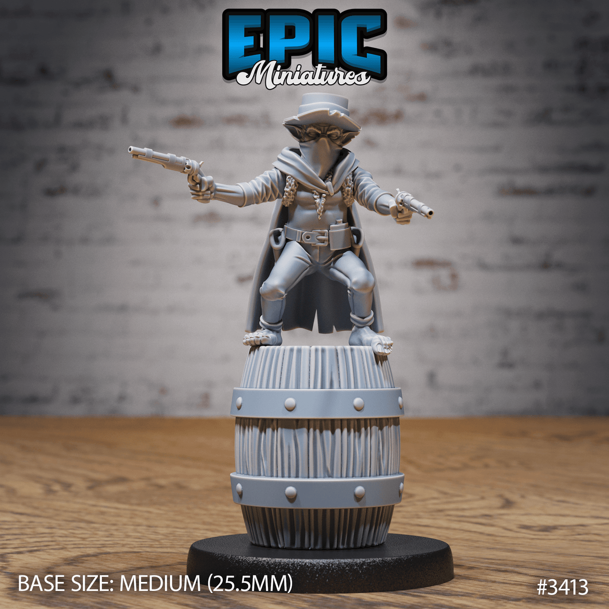 Goblin Bandit or Sheriff Miniatur in Aktion - Ein Meisterwerk der Tabletop-Kunst von Epic Miniatures