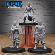 Epic Miniatures' Goldsucher Figur in 3 Posen - stehend, mit Lampe und im Angriff