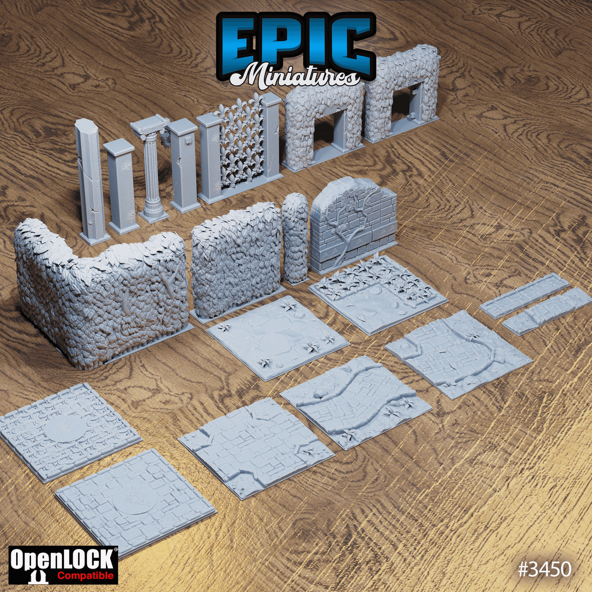 Chivalry Garden (OpenLOCK) Tabletop Terrain