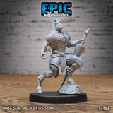 Horse Folk Ritter in Standardpose - Tabletop Miniatur Detailansicht