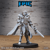 Detailreiche Tabletop Miniatur von Ritter Sir Lancelot in Grundhaltung