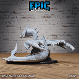 Rückansicht des ruhenden Mirage Drachen in Tabletop Miniatur Format