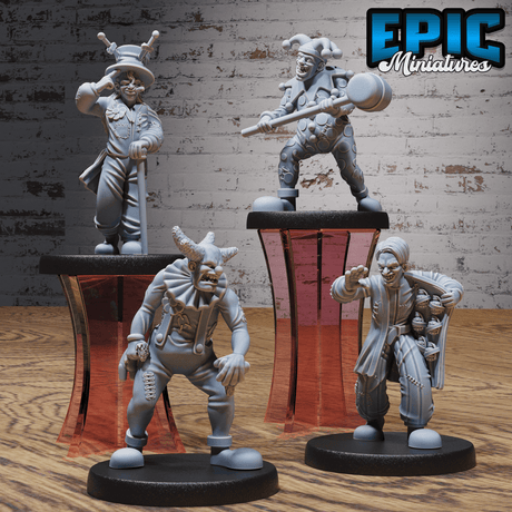 Teil 2 Horror Clown Serie Tabletop Miniaturen Übersicht