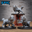Guardian Fu Dog Miniatur - Gesamtansicht (Large) für Tabletop Game