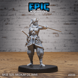Dark Kunoichi Miniatur - Vorderansicht (Medium) für Tabletop Game und Sammler