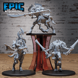 Divine Centaur Roar Miniatur - Gesamtansicht (Large) für Miniaturfigur für Tabletop
