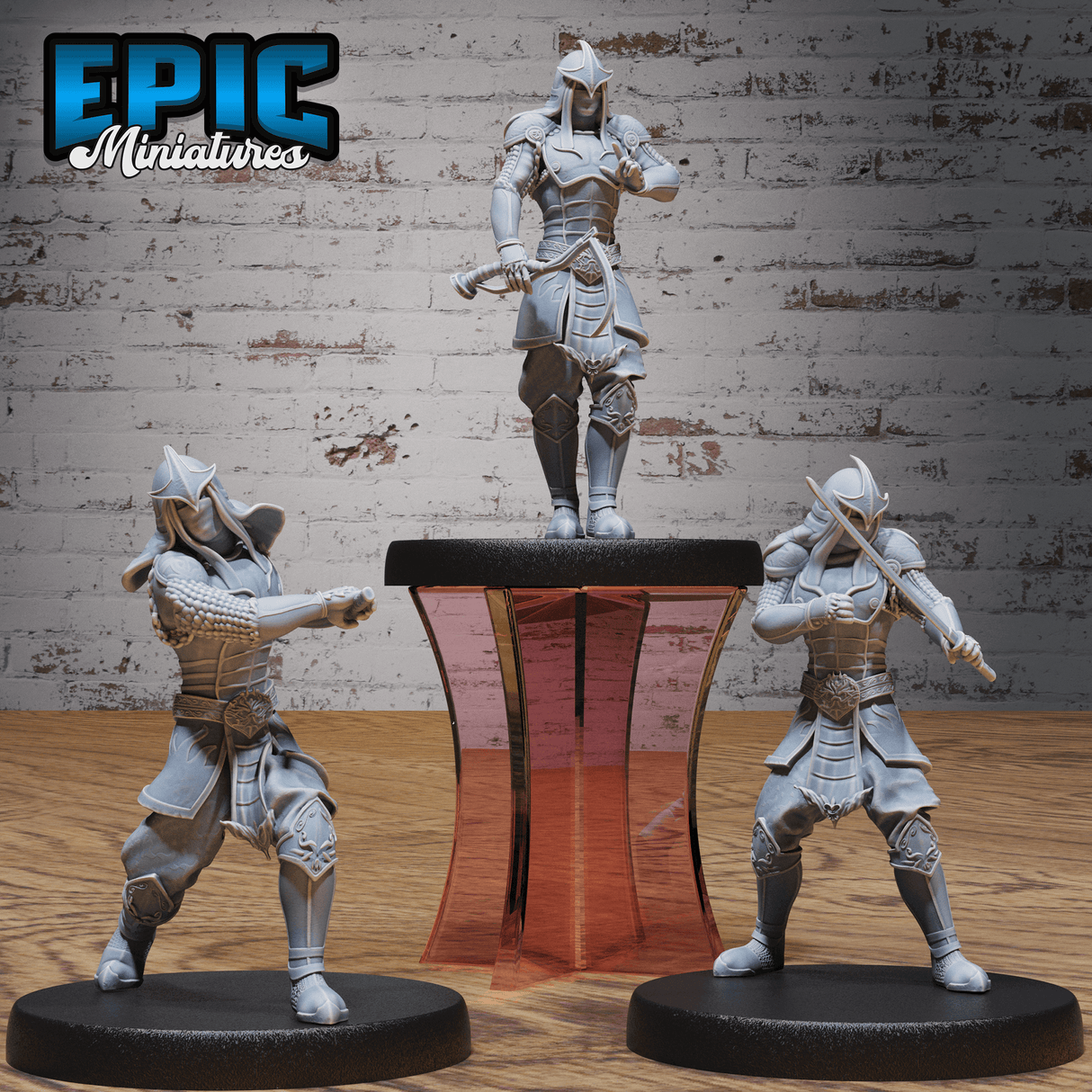 Shadow Ninja Miniatur - Gesamtansicht (Medium) für Miniaturfigur für Tabletop und Iron Fist Sammler