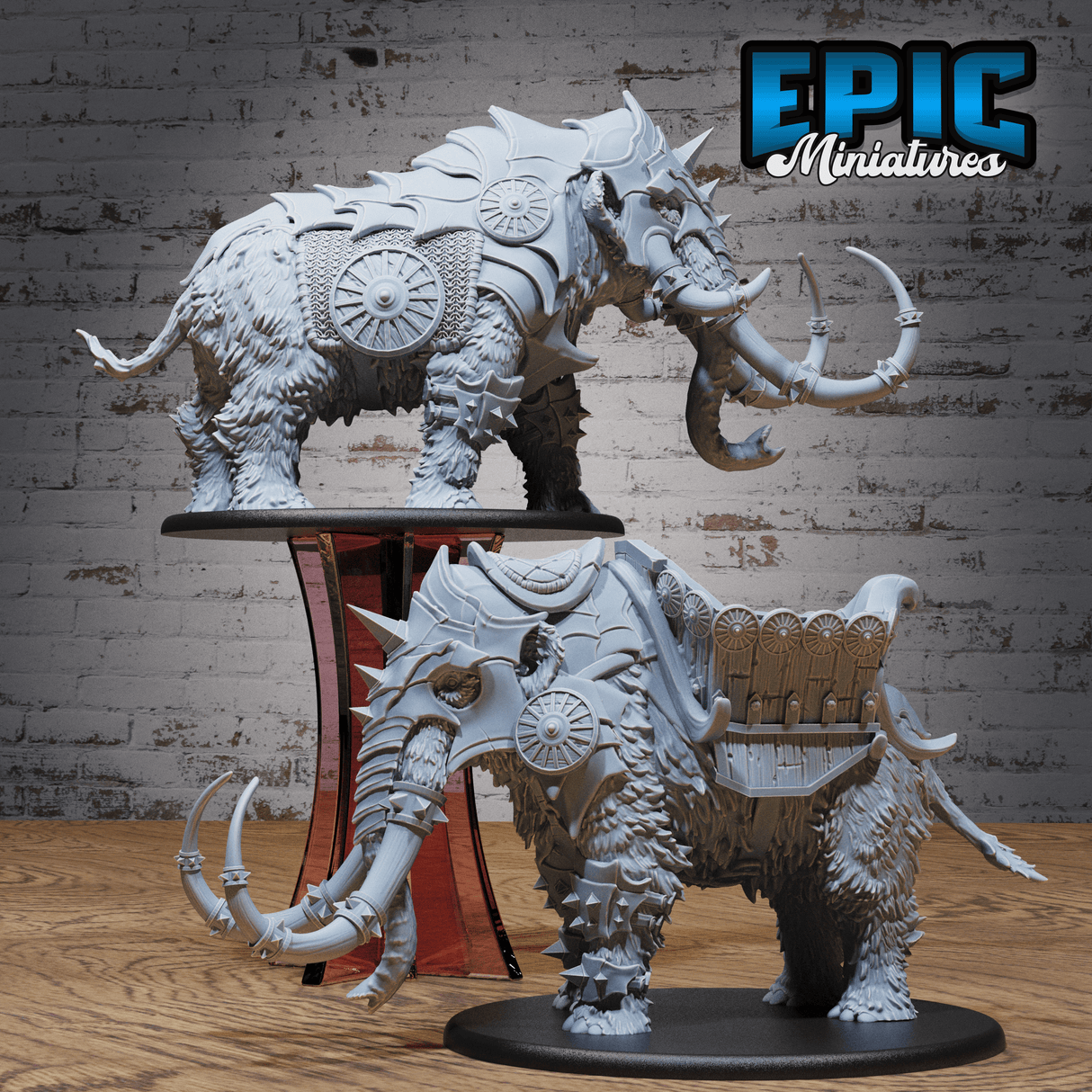 Sammelansicht der Mammut Miniaturfiguren-Kollektion für dein Tabletop Game
