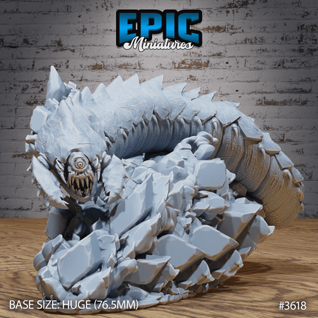 Frostwurm jagt (Huge) als Kreatur für Tabletop