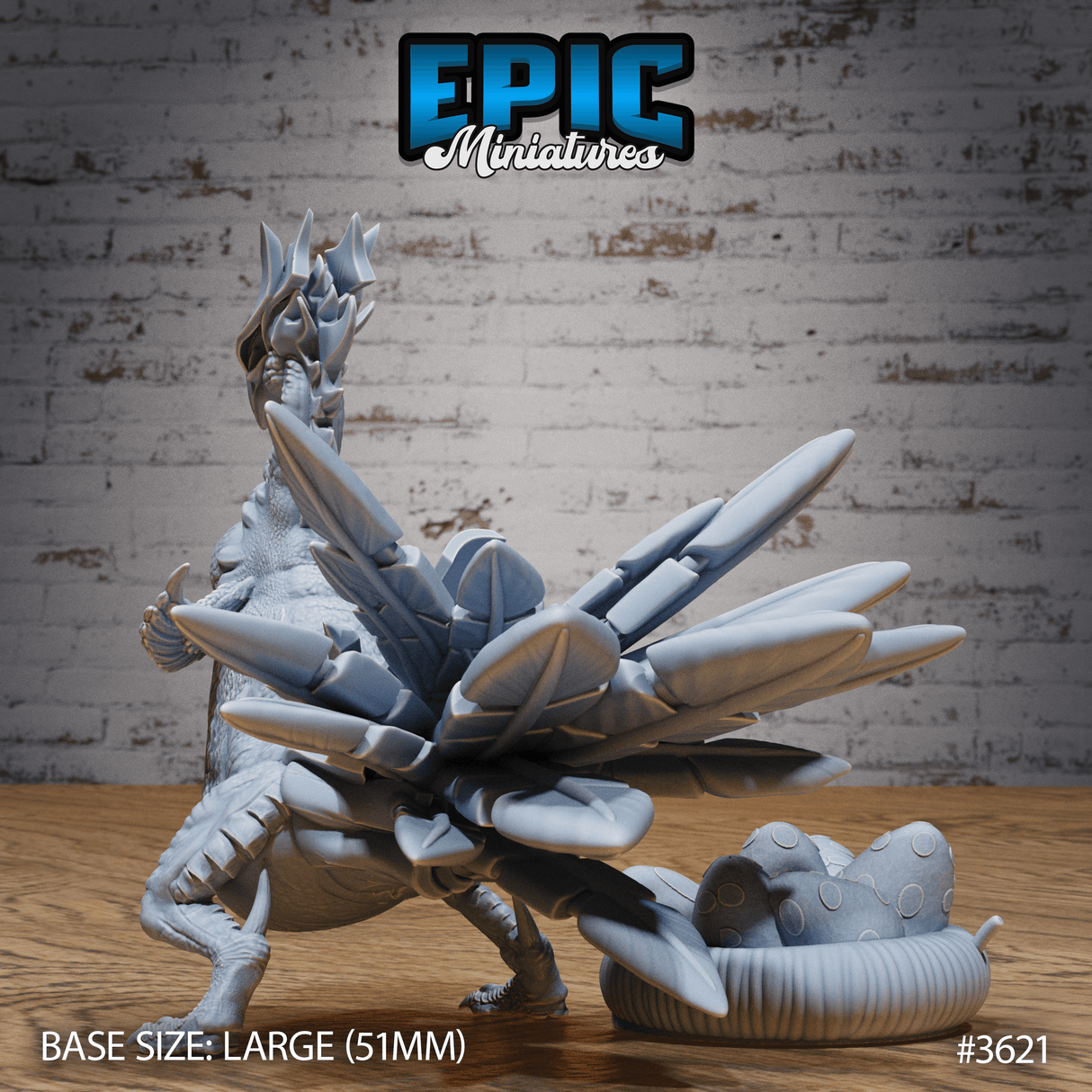Rückansicht der Truthahn-Raptor Eier (Large) in Tabletop Spielen