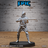 Conquistador Shooting von vorne für Tabletop Miniaturen Sets