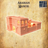Arabisches Herrenhaus in 28 MM Maßstab für Tabletop-Spiele