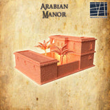 FDM-gedrucktes Arabisches Herrenhaus für orientalische Tabletop-Szenen