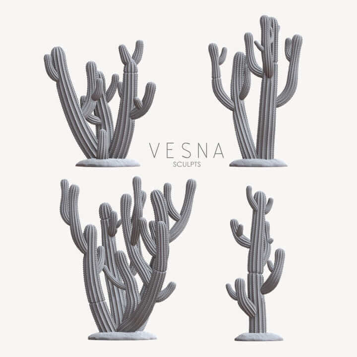 Baumartige Kakteen-Scatter von Vesna Sculpts für Wüstenszenarien