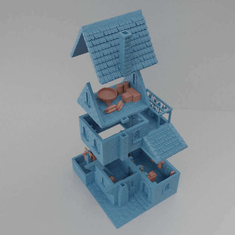 Detailreiches Schlachter-Haus-Gebäude von Miniatureland für Tabletop
