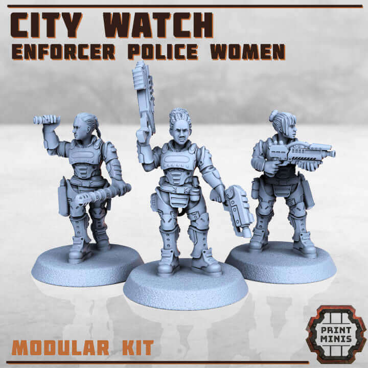 Enforcer Police Miniaturen für Tabletop