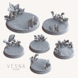 Detaillierte Jungle Base Pack für Tabletop-Miniaturen, vielseitig einsetzbar.