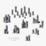 Detaillierte Kerzengruppen für atmosphärische Tabletop-Szenarien, hergestellt von Vesna Sculpts