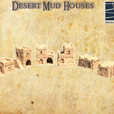 Wüsten-Lehmhäuser in 28 MM Maßstab für Tabletop-Spiele