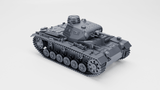 3D-Modell des Panzer III Ausf. E mit Standard- und Winterketten, symbolisch für deutsche Panzer der 1940er Jahre.