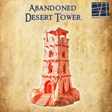 Abandoned Desert Tower in 28 MM für Tabletop Game