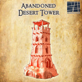 Detailansicht des Abandoned Desert Tower als Tabletop Gebäude