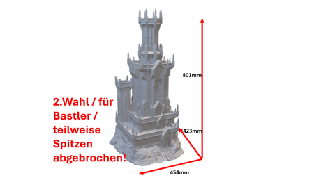 3D FDM gedruckte Ironmoor Burg 2.Wahl
