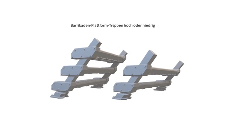 Brinklands Barrikade System - Tabletop Treppen