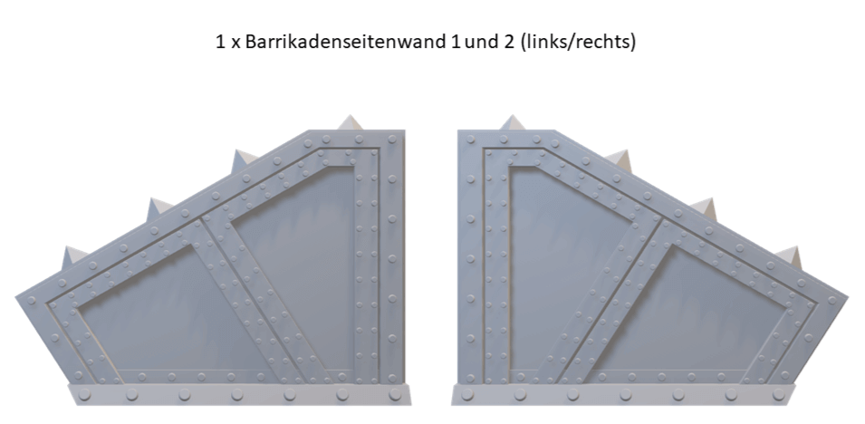 Brinklands Barrikade System - Barrikade Seite 1 und 2