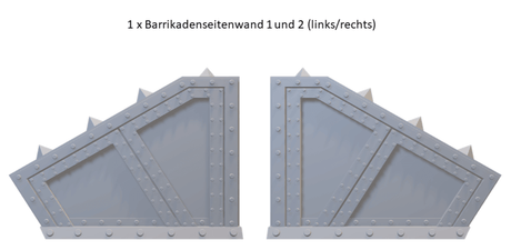 Brinklands Barrikade System - Barrikade Seite 1 und 2
