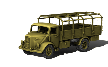 Medium Truck Bianchi Miles Italien WWII Tabletop Modell