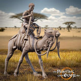 3D-Drucker Figur eines beladenen Kamels für Tabletop Spiele