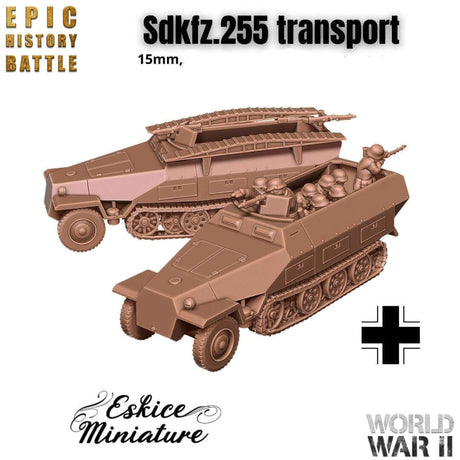 Sdkfz 251 Transporter Miniaturen mit und ohne Besatzung für WWII Spiele