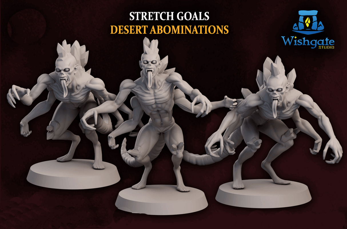Set von 3 Abscheulichkeiten - Tabletop Figuren für D&D