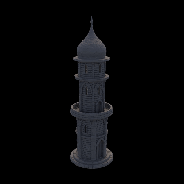 Östlicher Wachturm für strategische Tabletop-Szenarien