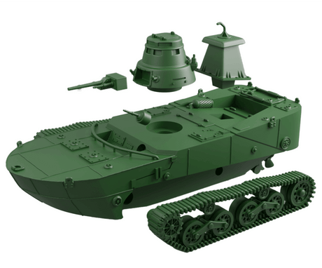Amphibischer-Type-2-Ka-Mi-tank-Tabletop-Modell